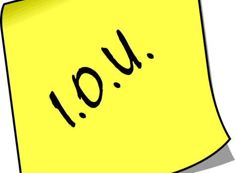 Promissory Note - IOU