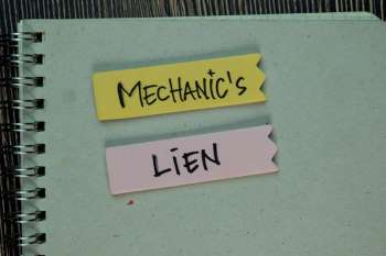 Mechanics lien encumbrance